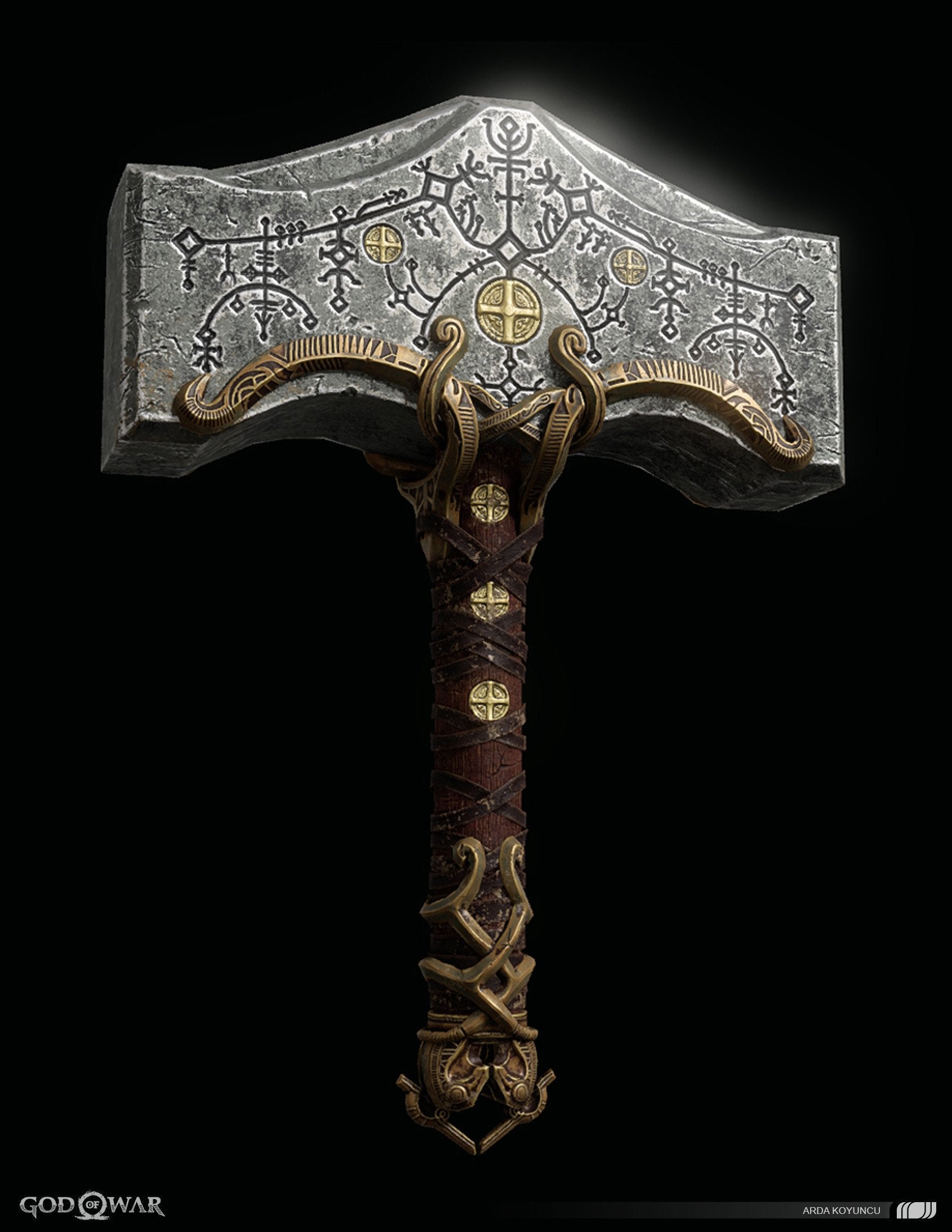 Mjölnir from The God of War (3D Printing Files)