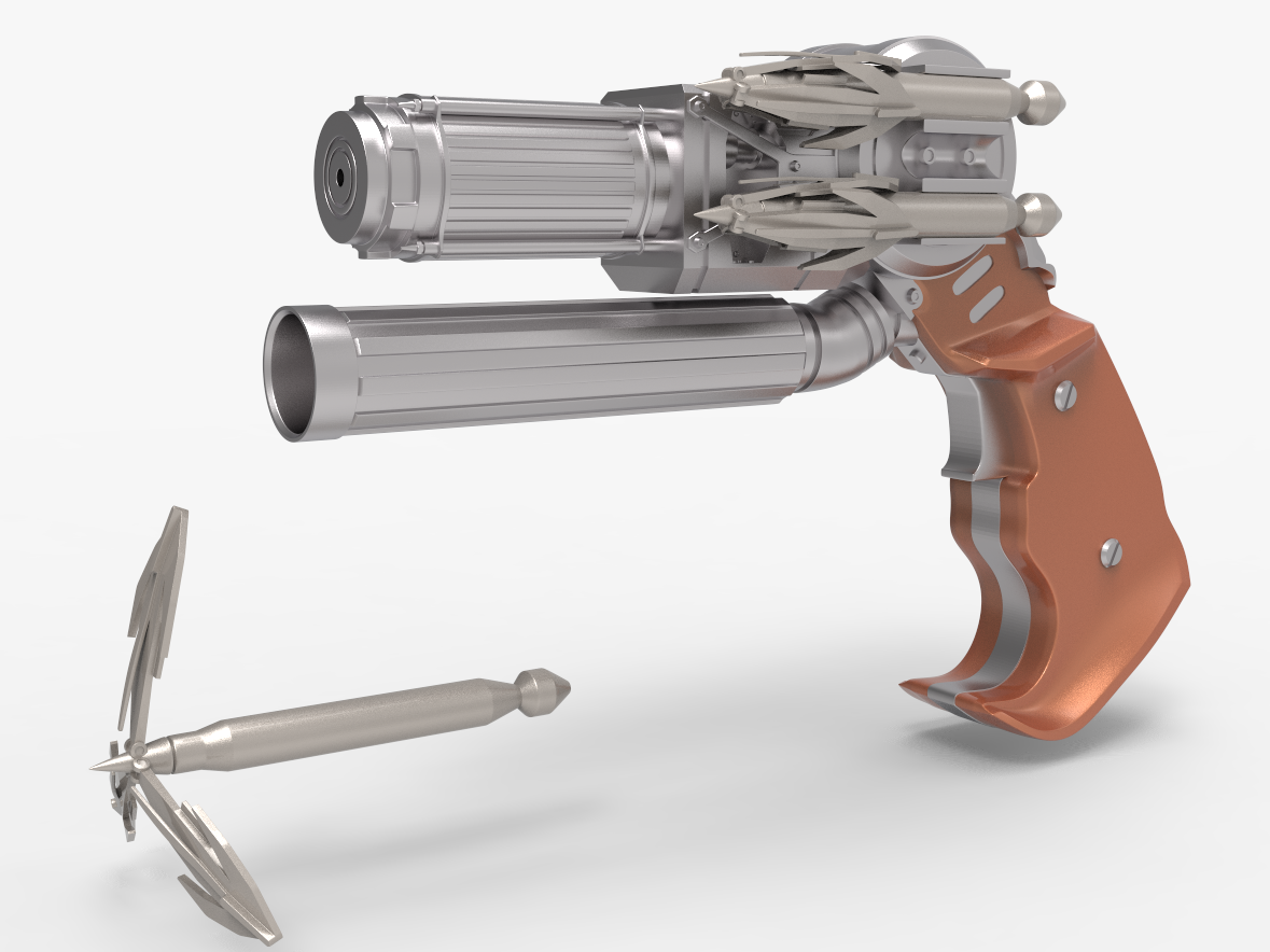 Batman Grappling Gun STL — Nikko Industries