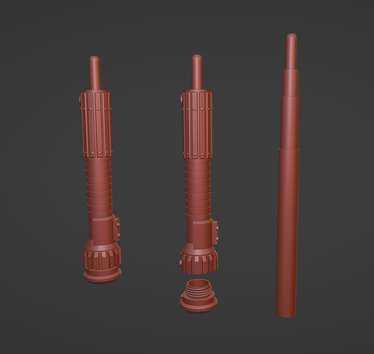 Print in Place Collapsing Jedi Lightsaber Concept 18