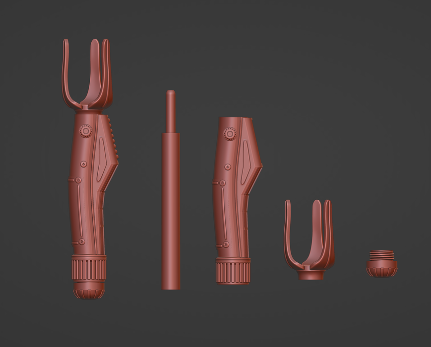 Print in Place Collapsing Jedi Lightsaber Concept 21