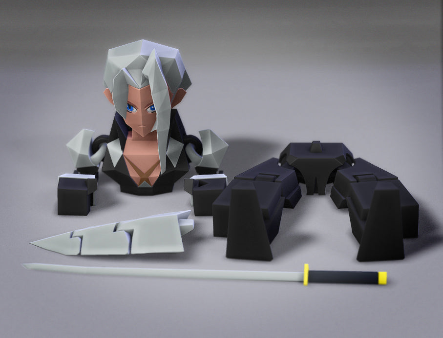 Low Poly Flexi Sephiroth