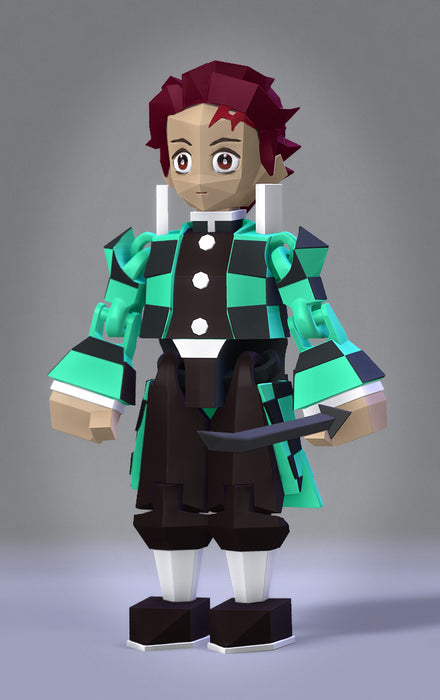 Low Poly Flexi Tanjiro