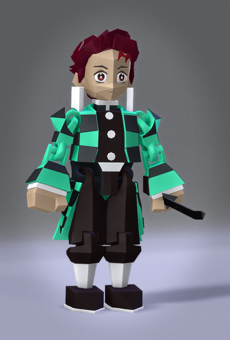 Low Poly Flexi Tanjiro