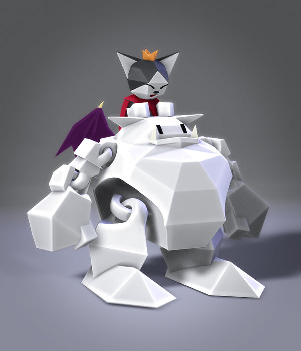 Low Poly Flexi Cait Sith