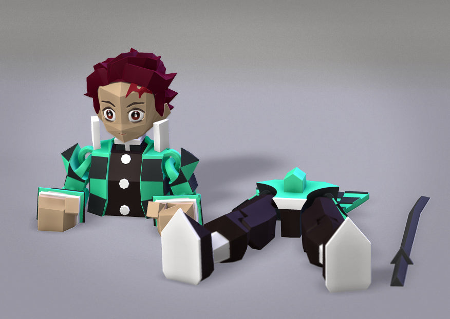 Low Poly Flexi Tanjiro