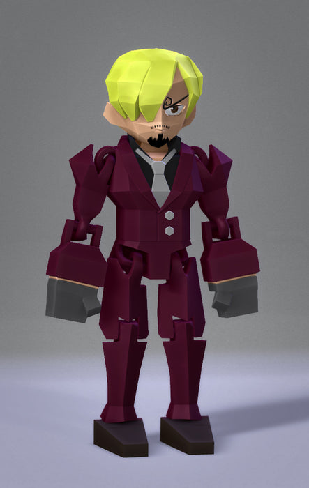 Low Poly Flexi Sanji