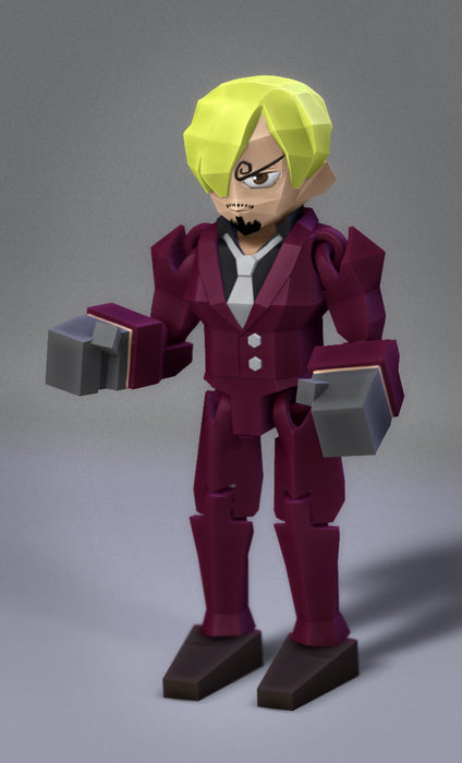 Low Poly Flexi Sanji