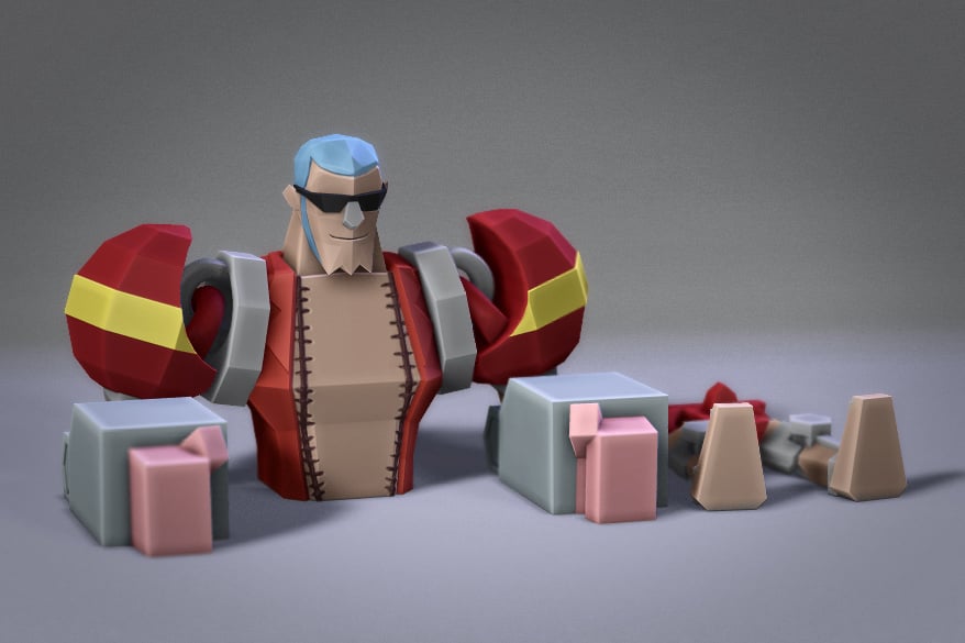 Low Poly Flexi Franky