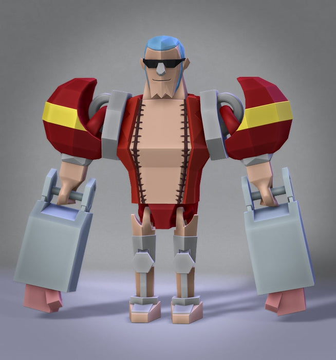 Low Poly Flexi Franky