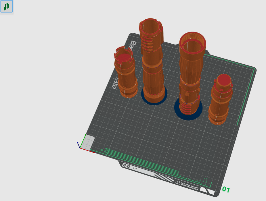 Print in Place Connecting Double Lightsaber 10