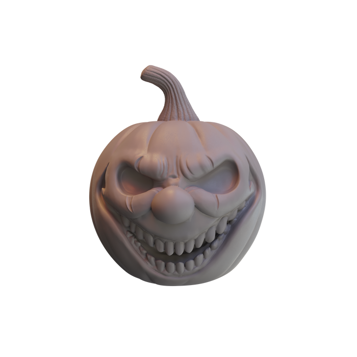 Clown Pumpkin Head