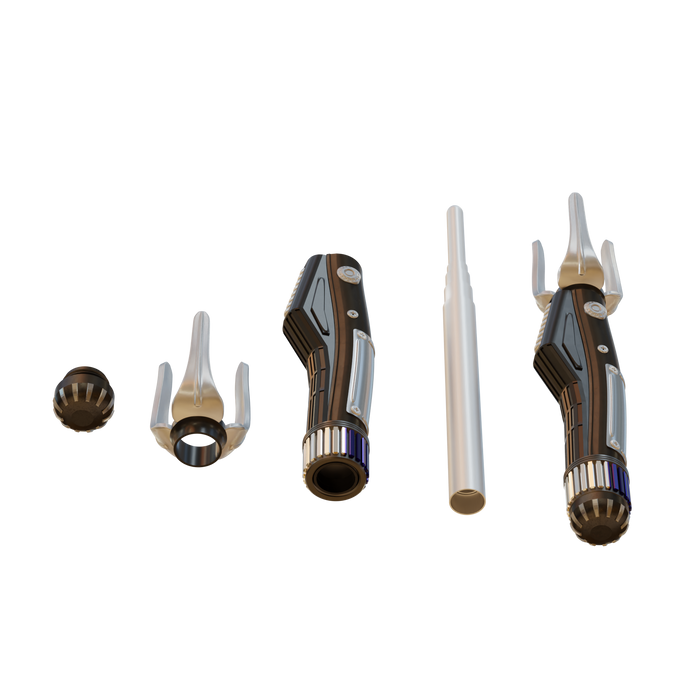 Print in Place Collapsing Jedi Lightsaber Concept 21