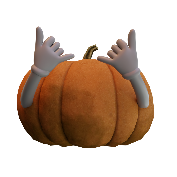 Mr Pumpkin Head Cute Arms 2