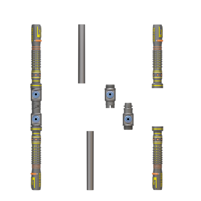 Print in Place Connecting Double Lightsaber Concept 7