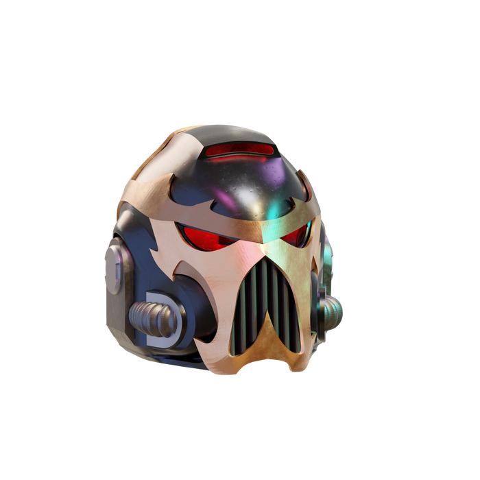 Spac3 Marin3 Chaos Marine Helmet