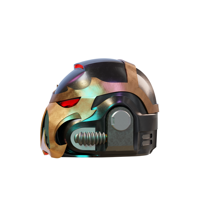 Spac3 Marin3 Chaos Marine Helmet