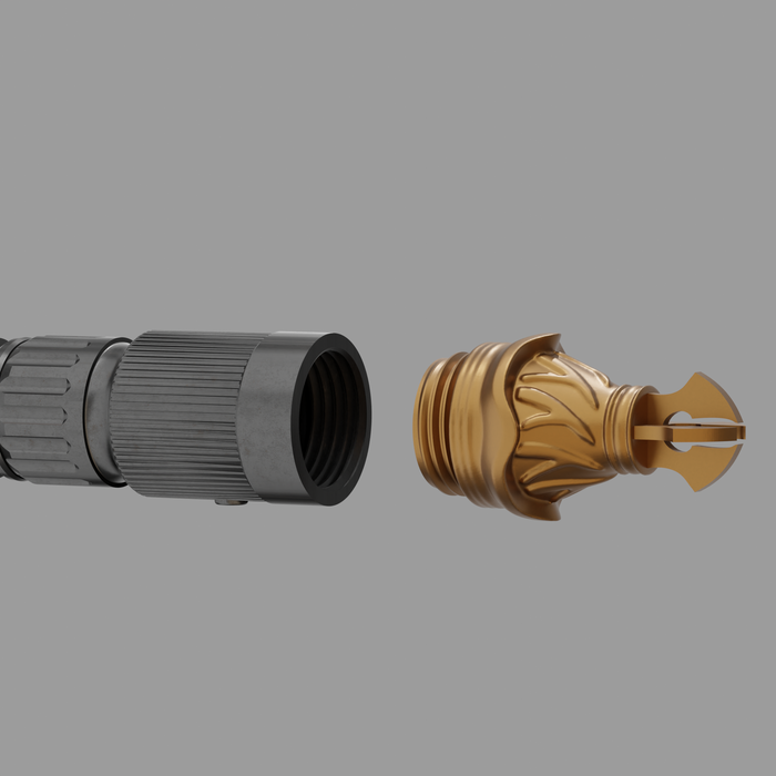 Print in Place Collapsible Jedi Lightsaber Concept 11