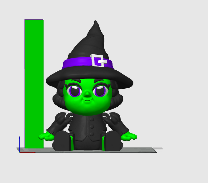 Flexi Baby Witch Painted