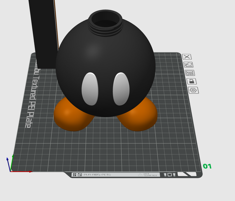 Bob-omb Box Painted