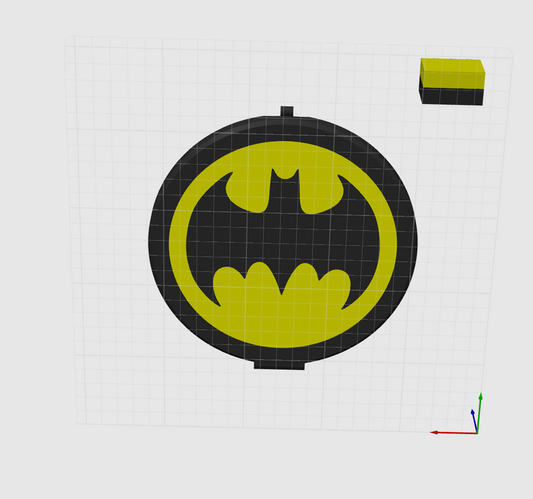 Bat Signal Popcorn Bucket Painted