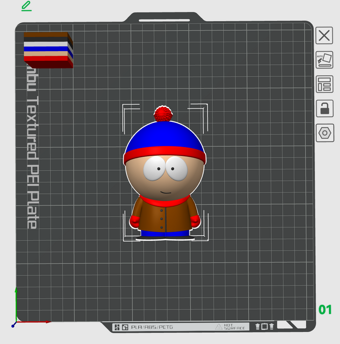 South Park Stan Figure Painted