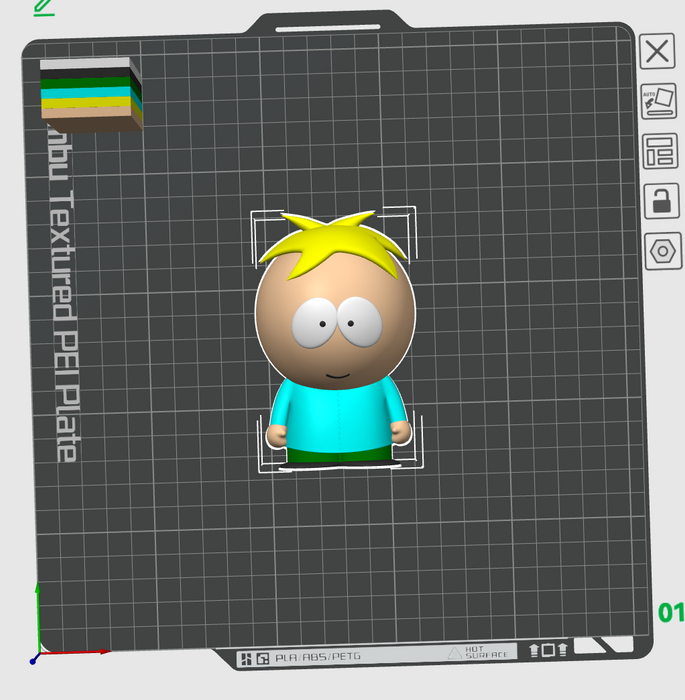 South Park Butters Painted