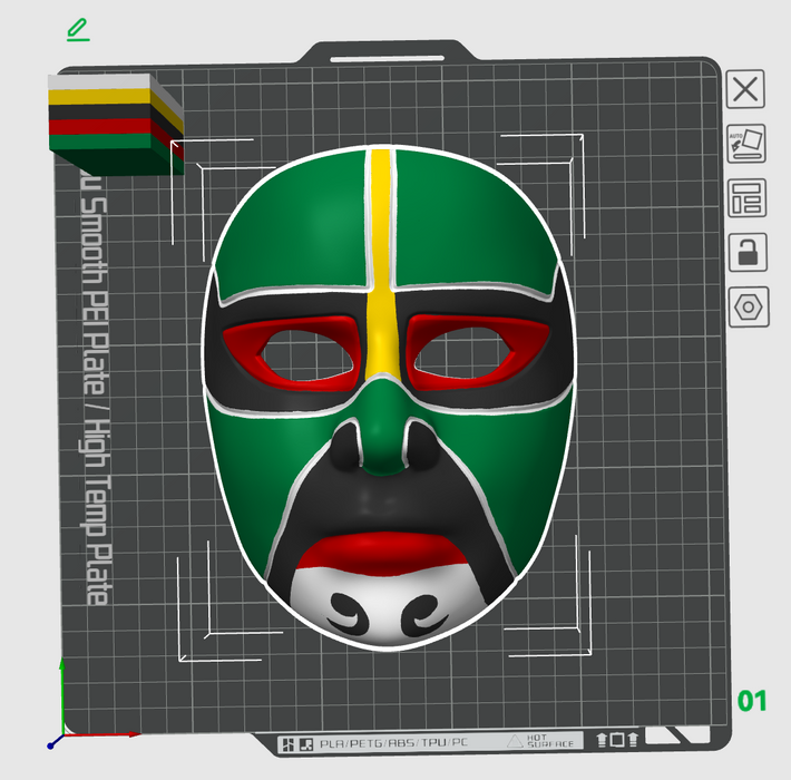 3 Ninjas Colt Mask Painted