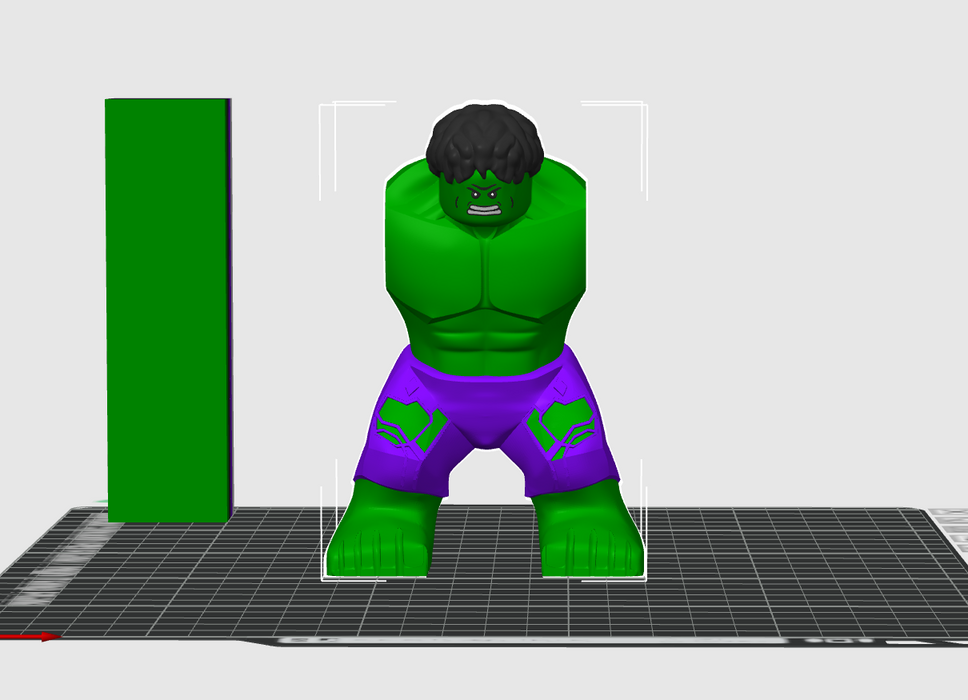 Lego Hulk Painted