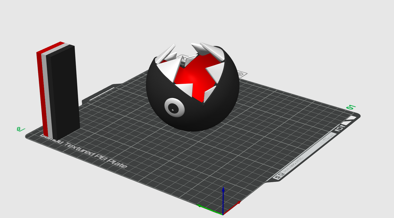 Chain Chomp Painted