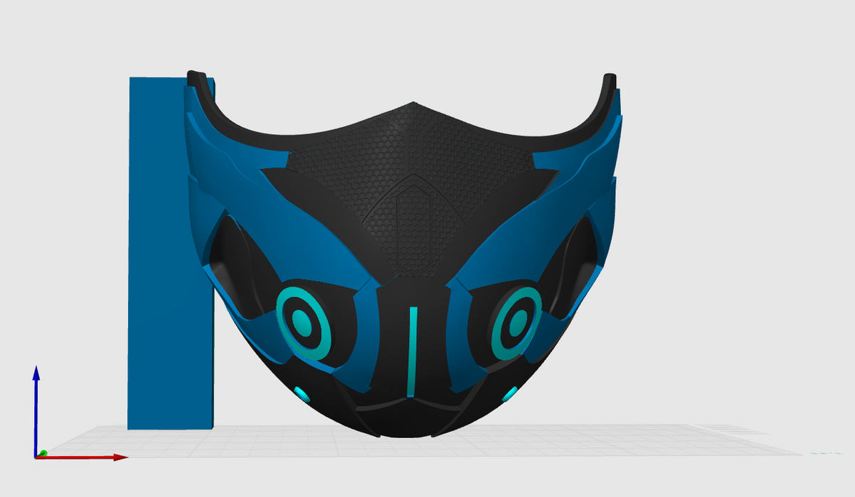 Subzero Mask MK1 Alternate 2 Painted