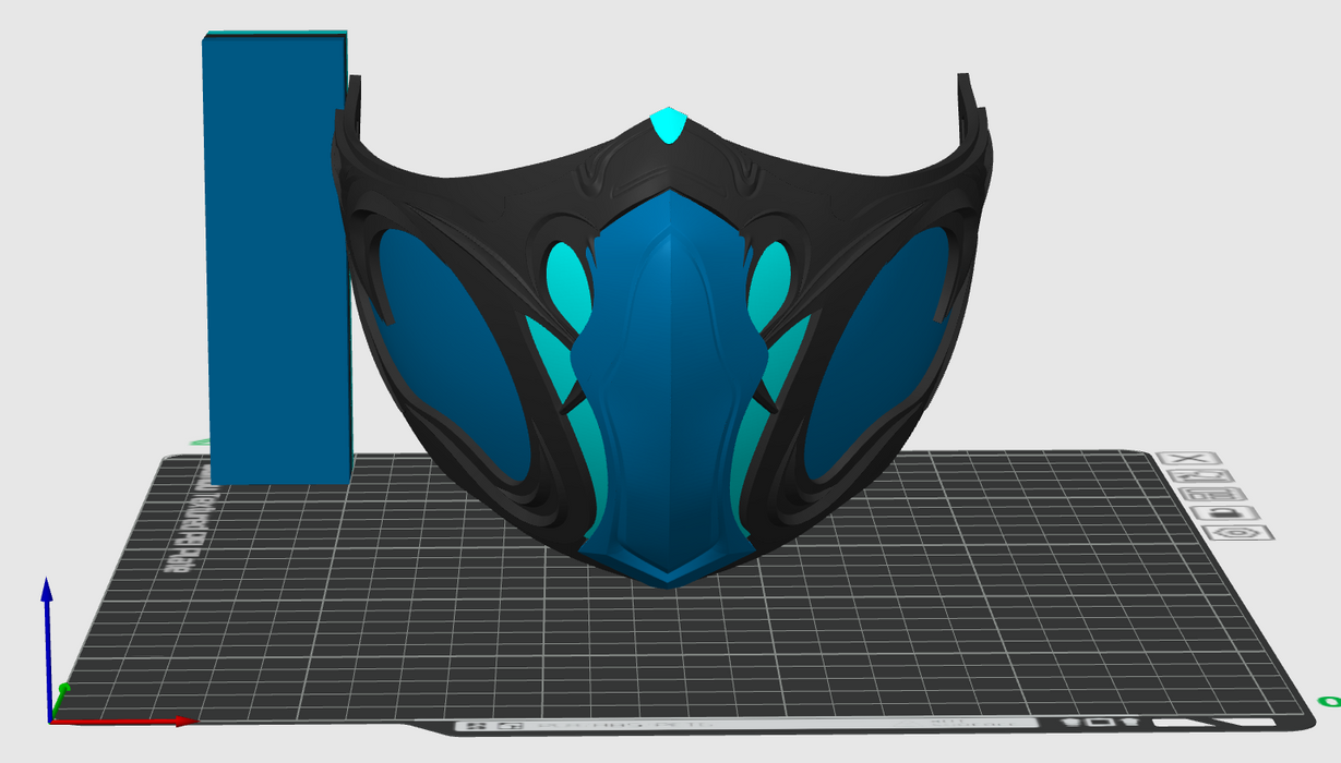 SubZero Mask MK1 Alternate 1 Painted