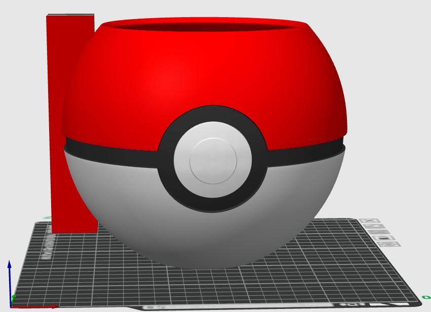 Pokeball Halloween Candy Bucket Painted