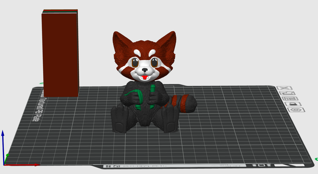 Red Panda V2 Painted