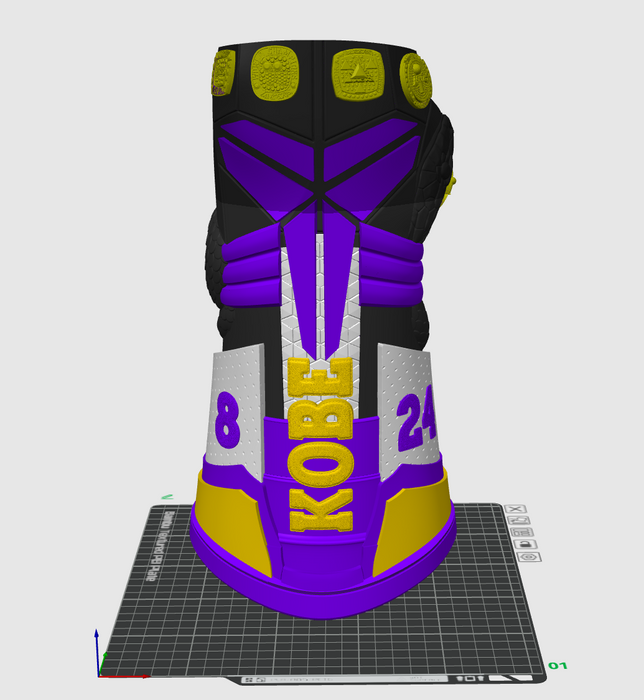 Kobe Bryant Mamba Gauntlet Painted