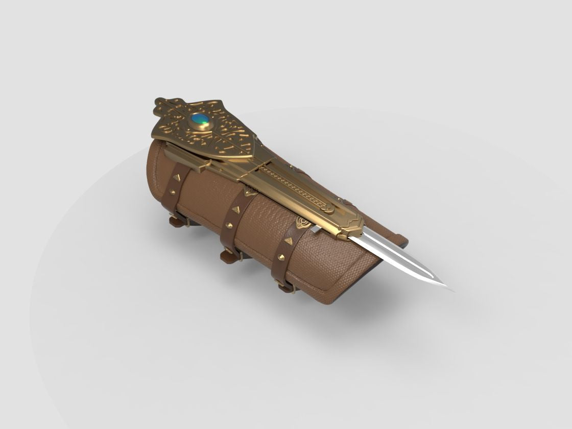 Hidden Blade, Assassin's Creed Syndicate. - 3D model by FelixVelaz  (@FelixVelaz) [d00df40]