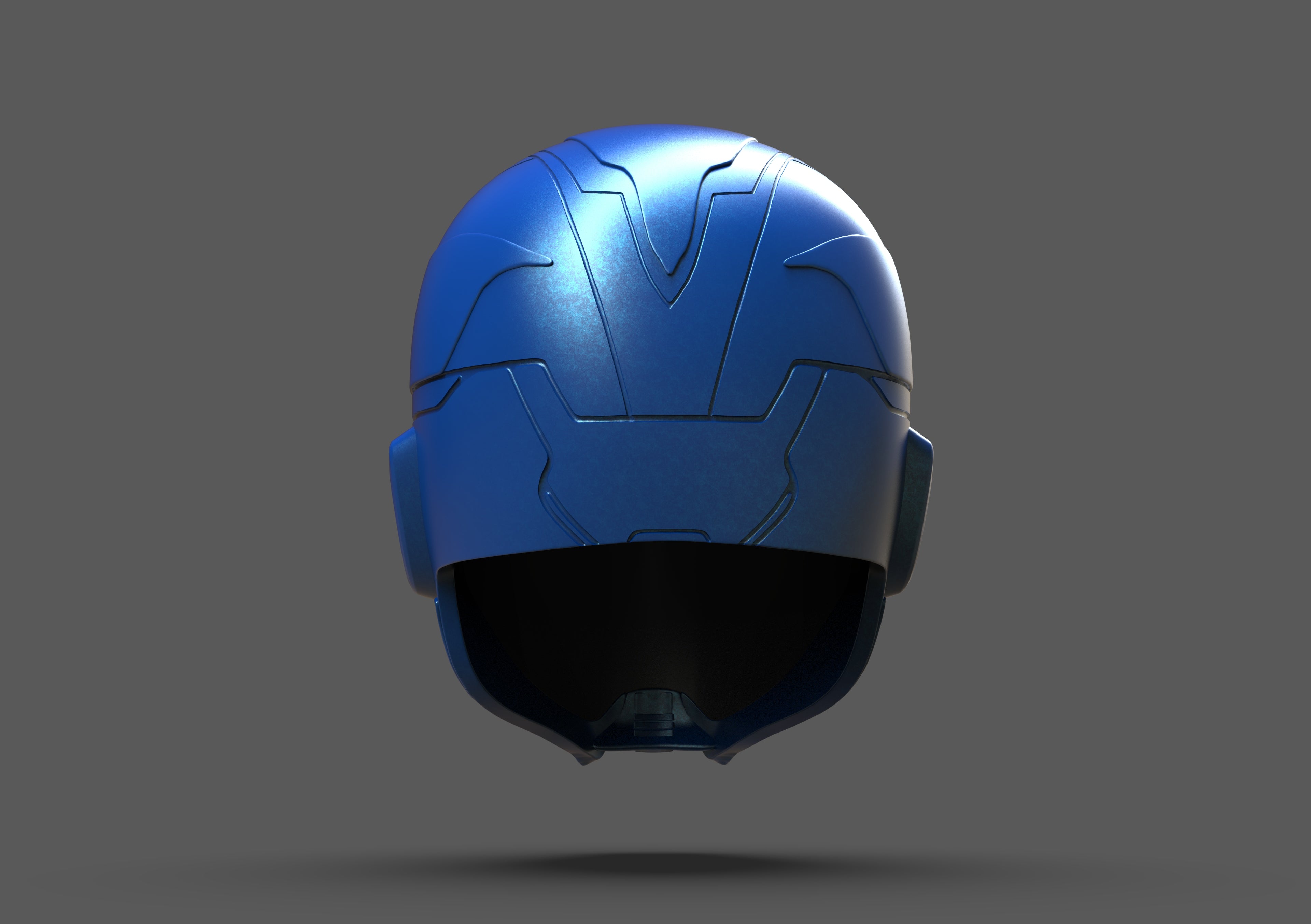 Blue Beetle Mask 3D File STL 