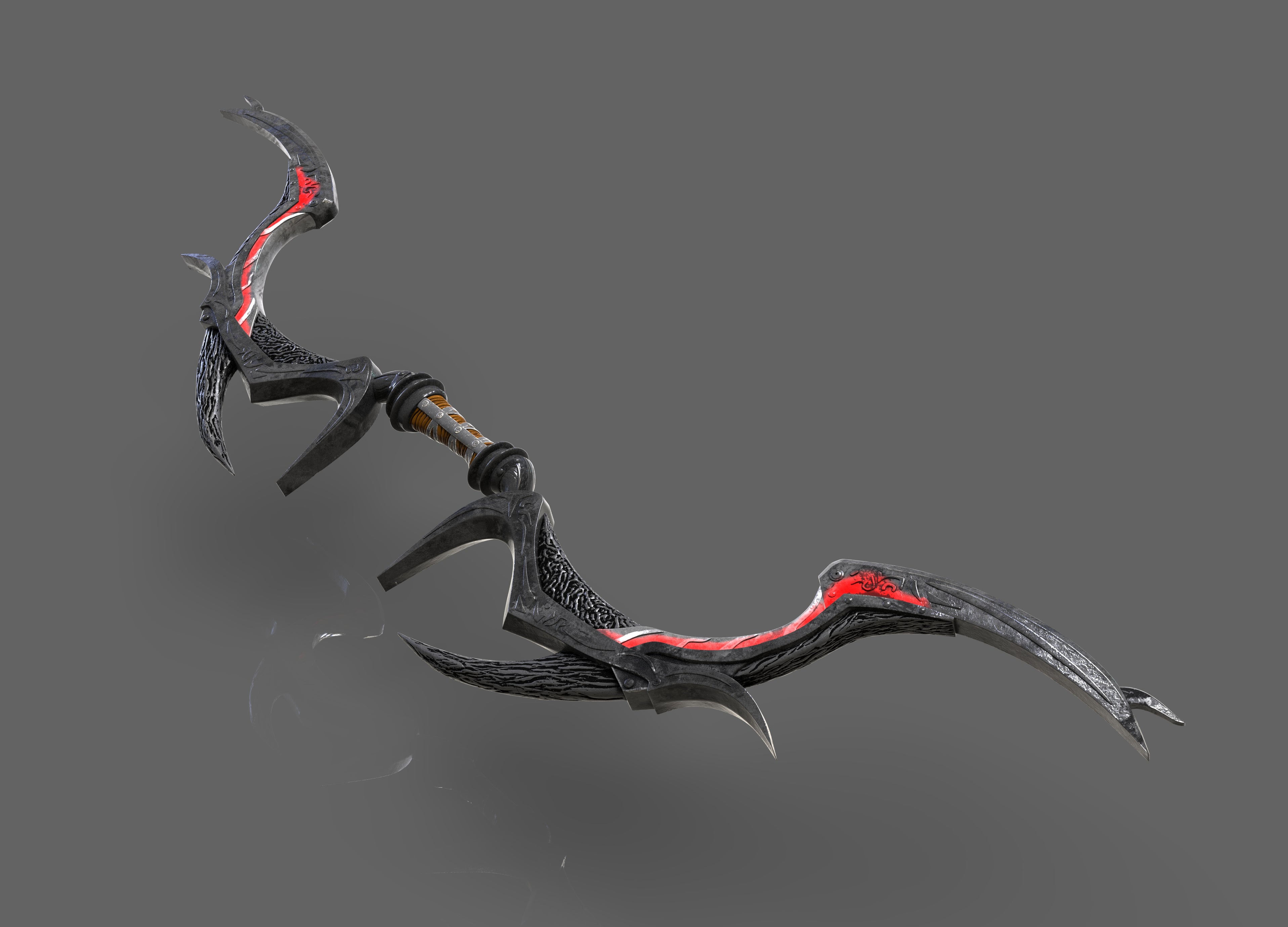 Daedric Bow STL Nikko Industries   DaedricBow3.97 3838x2758 