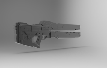 Halo Railgun stl — Nikko Industries