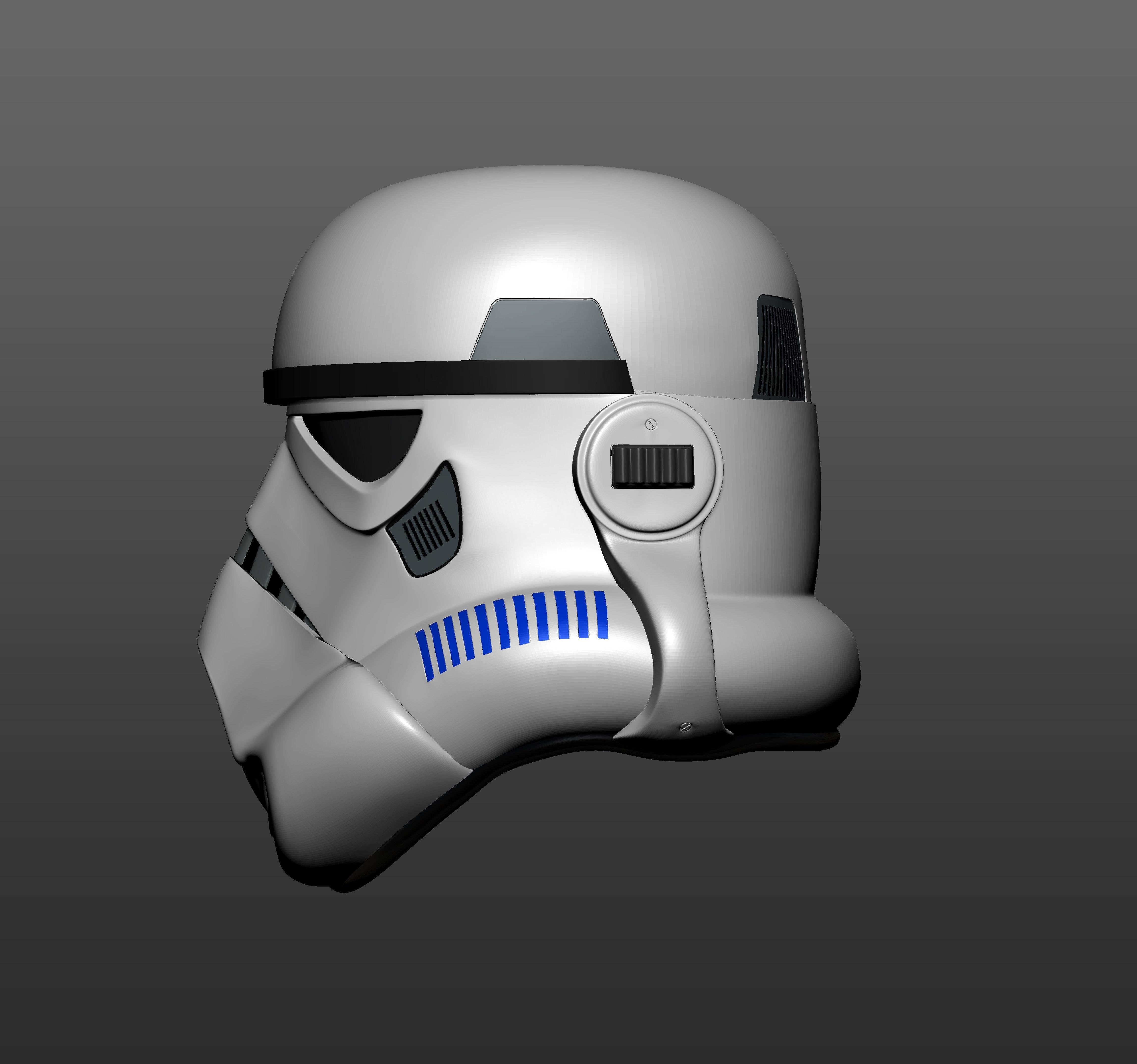 Stormtrooper helmet towing hook cover by DatBuschi, Download free STL  model