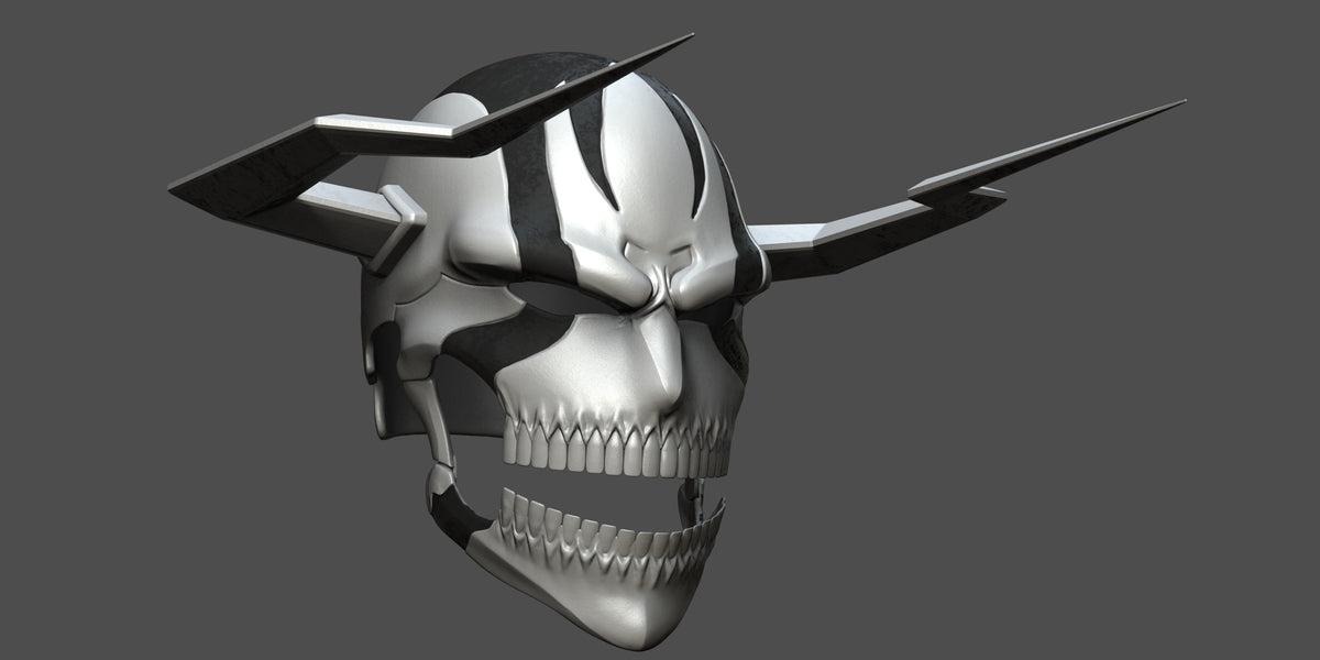 STL file Ichigo VASTO LORDE Hollow Mask 💬・3D printable design to