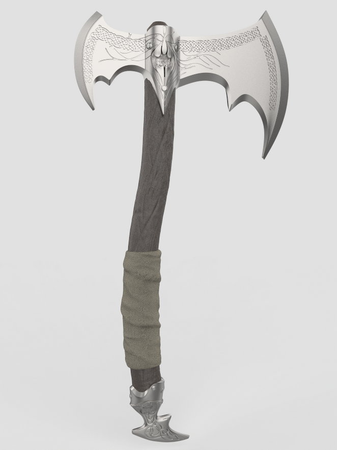 Medieval Batman Axe STL — Nikko Industries