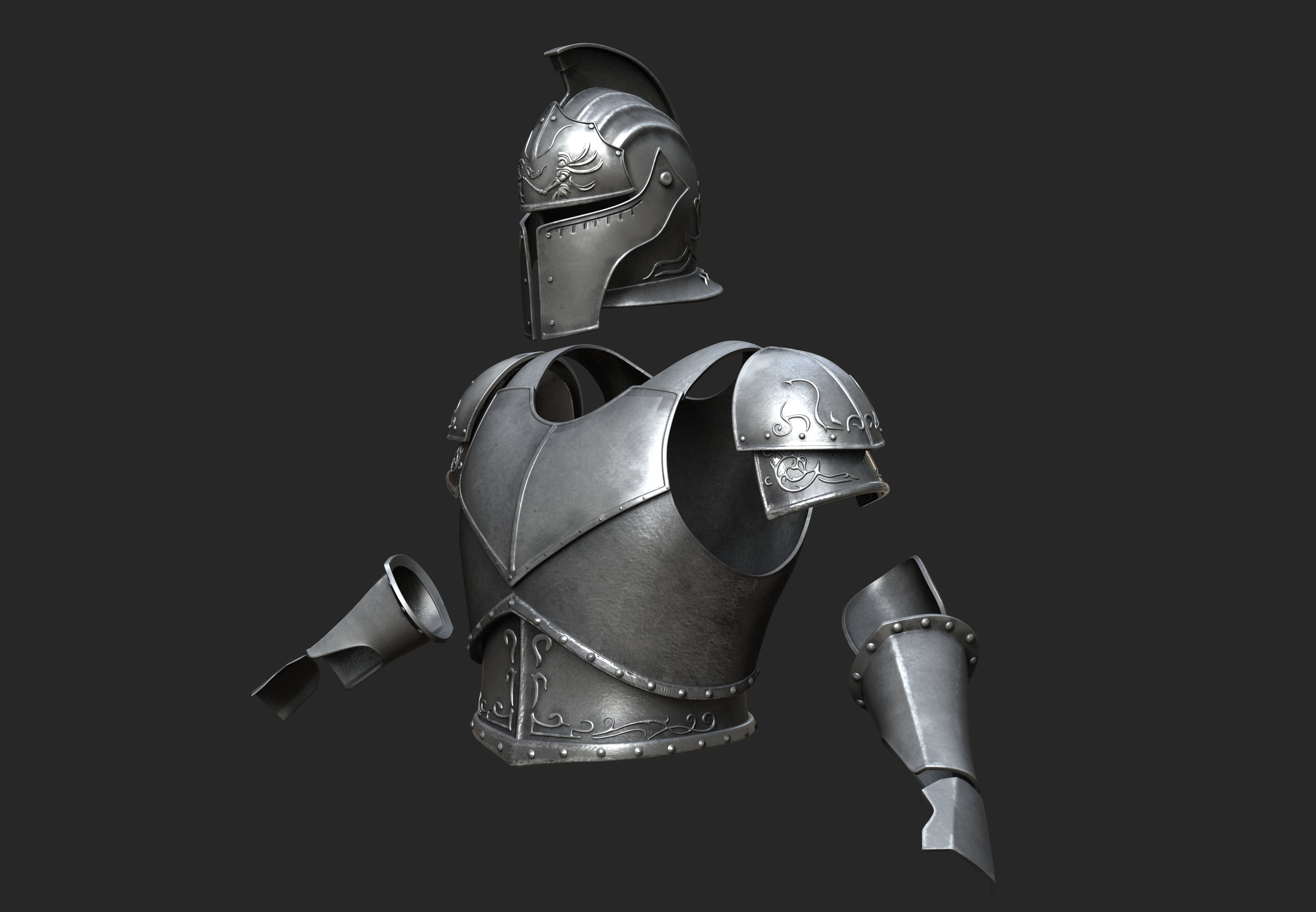 Dark Souls Faraam Armor STL — Nikko Industries