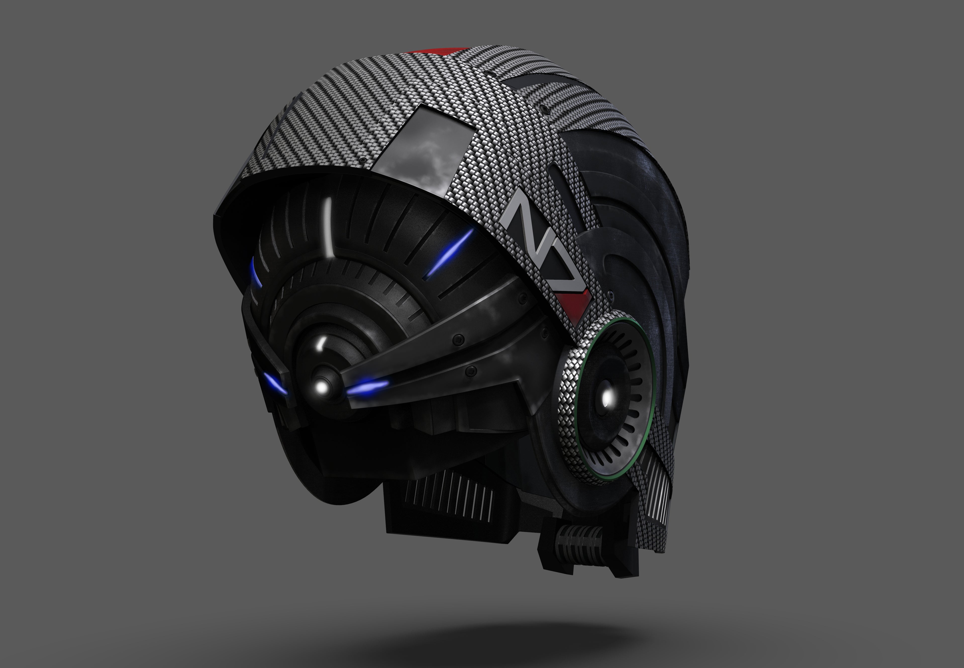 N7 Mass Effect Helmet STL — Nikko Industries