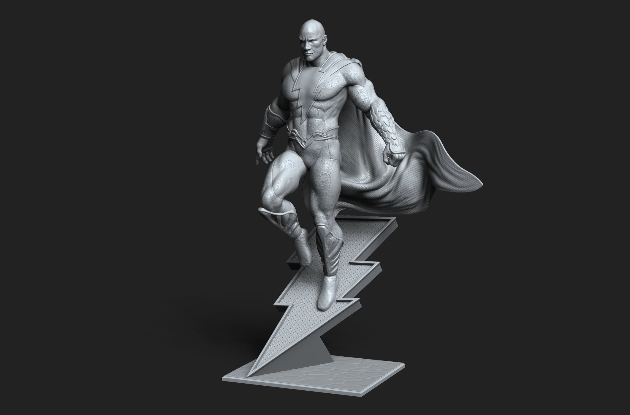 Black Adam Figure STL — Nikko Industries